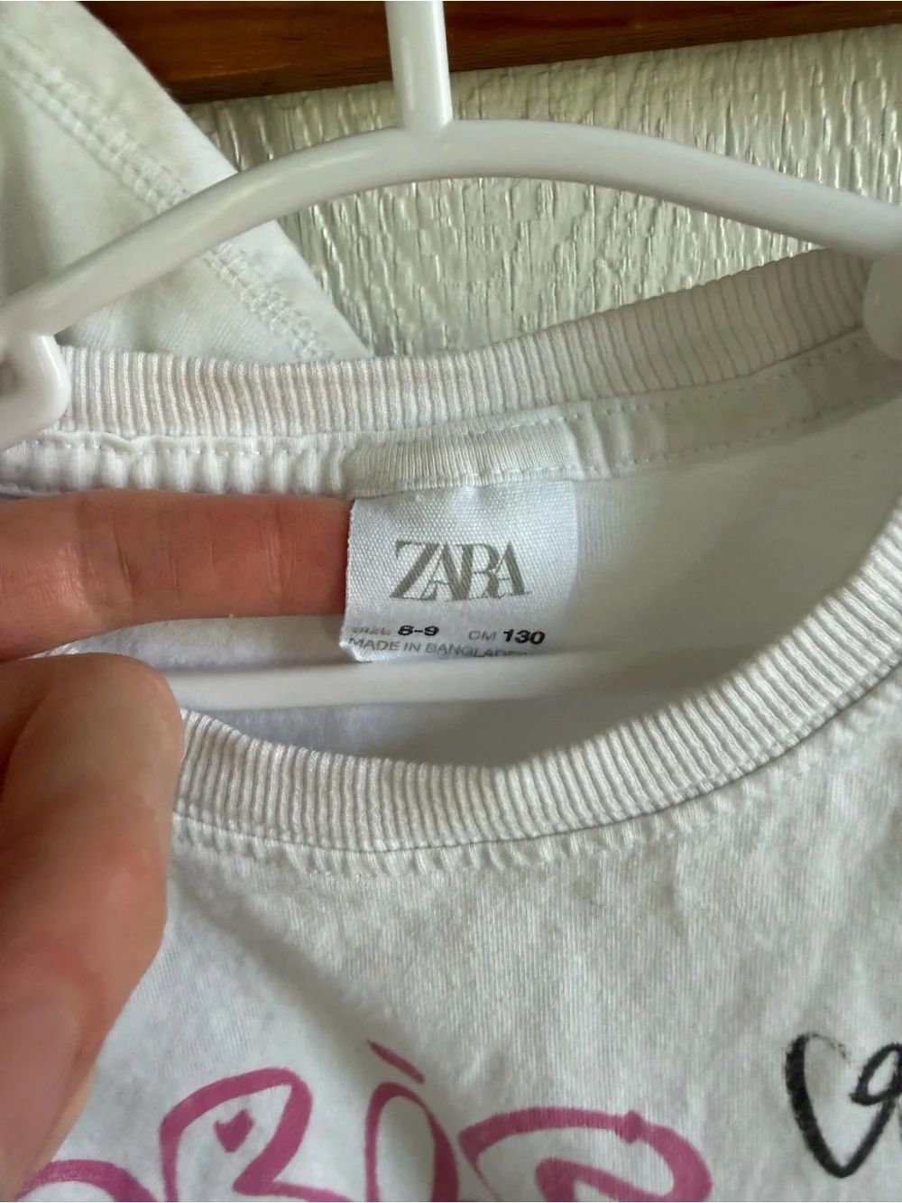 Zara White Kids Graphic Tee Bundle Colorful Paris